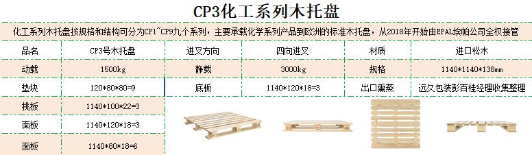 CP 3号化工木托盘
